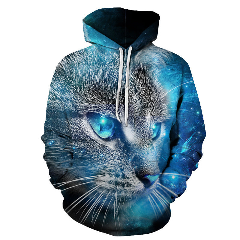 3D Cute Kitten Hoodie