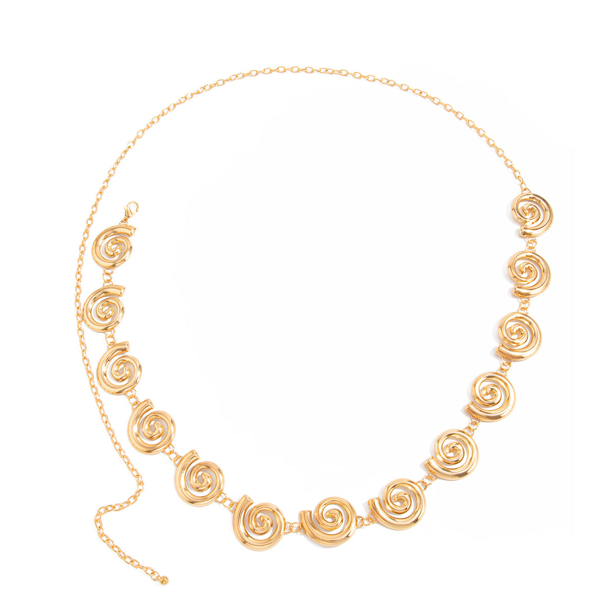 Irregular Spiral Circle Body Chain