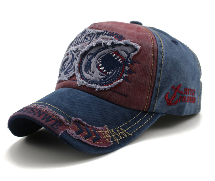 Shark Denim Cap