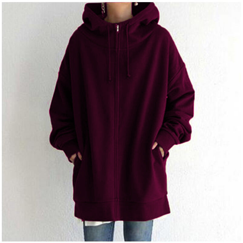Fuzzy Zip-Up Hoodie