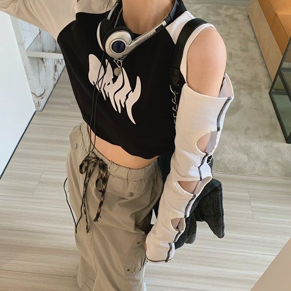 Off Shoulder Cut Out Top