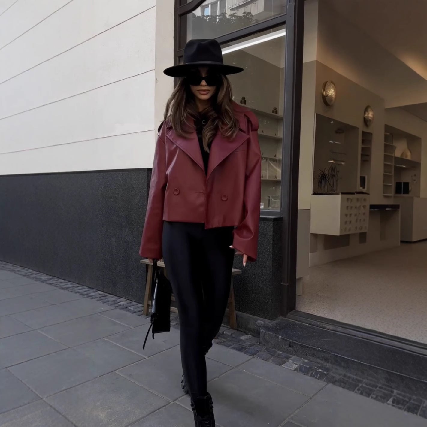Retro PU Leather Jacket