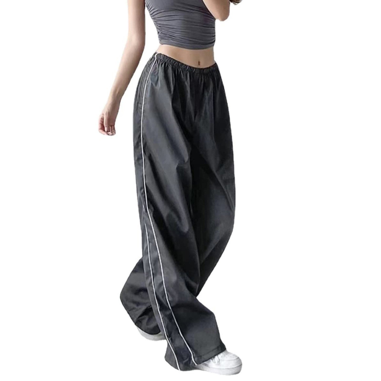 Street Style Ankle-Tied Trousers