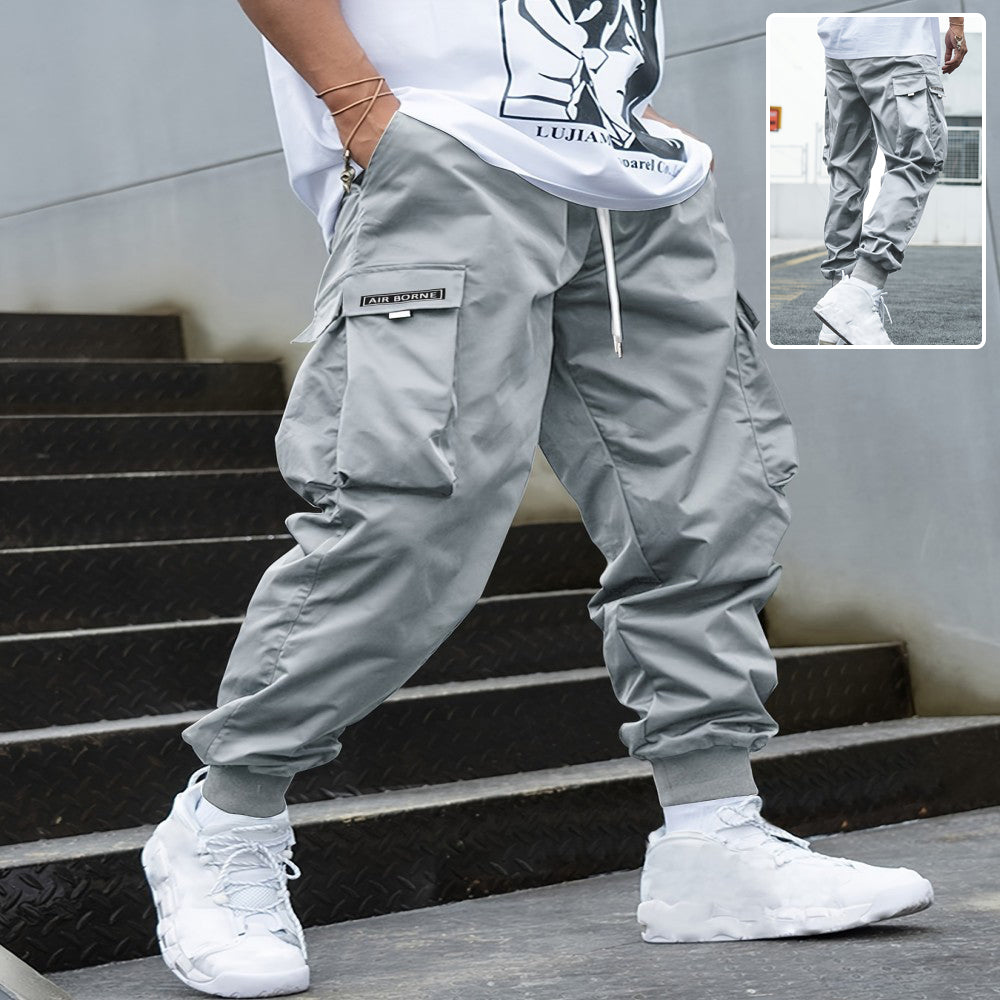 Drawstring Multi-Pocket Cargo Pants