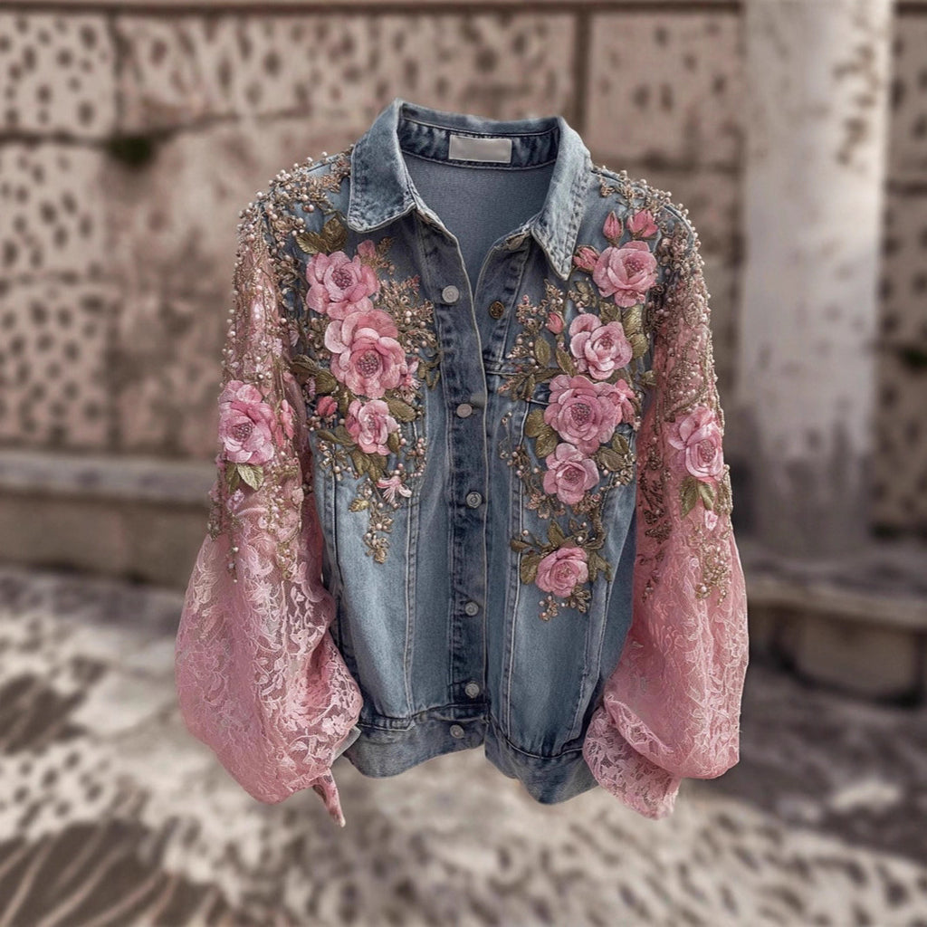 Vintage Patchwork Denim Jacket