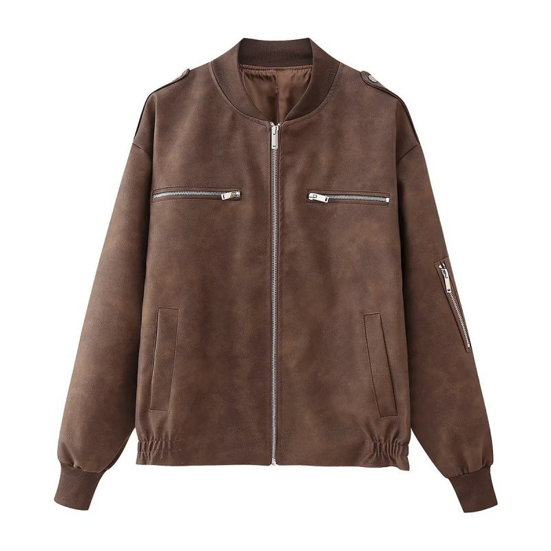 Retro Street Leather Jacket