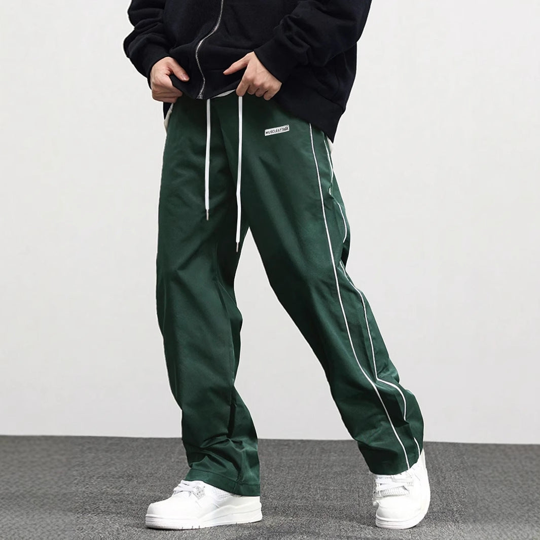 Fashion Retro Leisure Tapered Cargo Pants