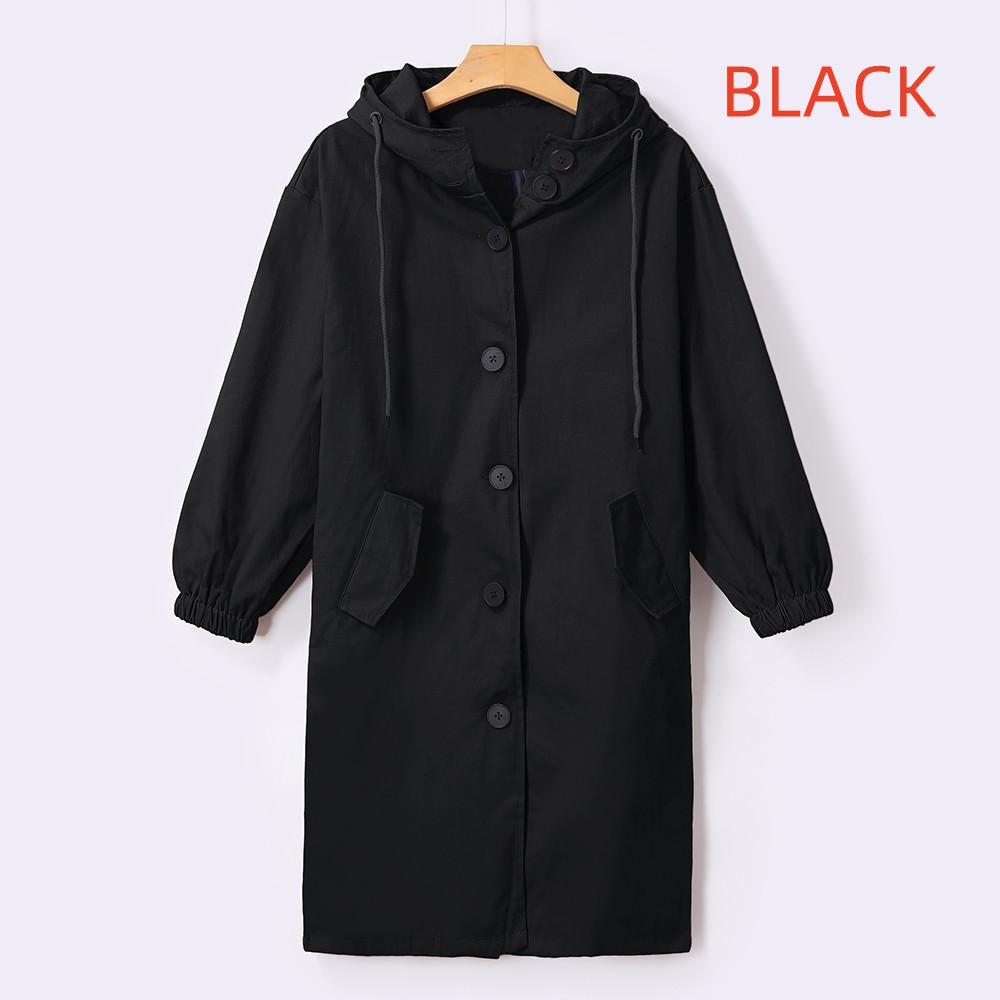 Urban Breeze Oversized Windbreaker Coat