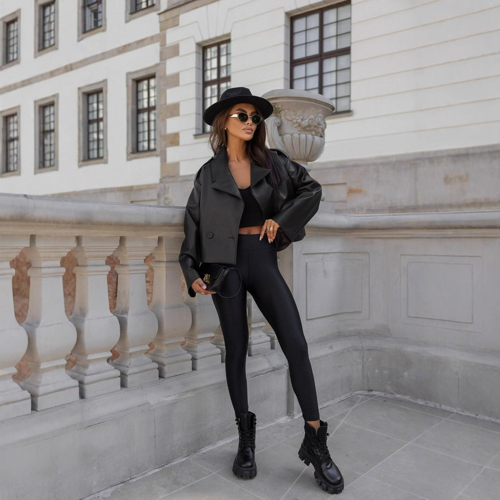 Retro PU Leather Jacket