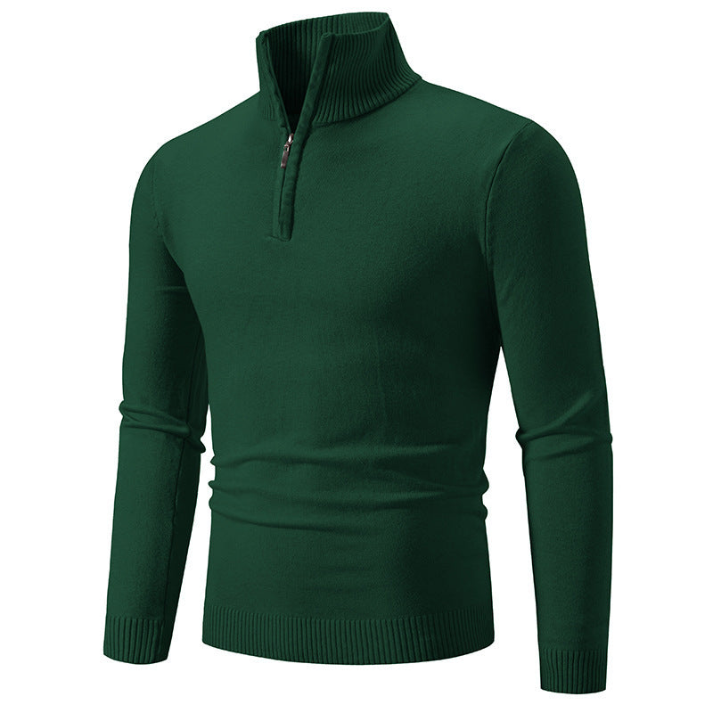 Urban Shield Zip-Up Turtleneck Sweater