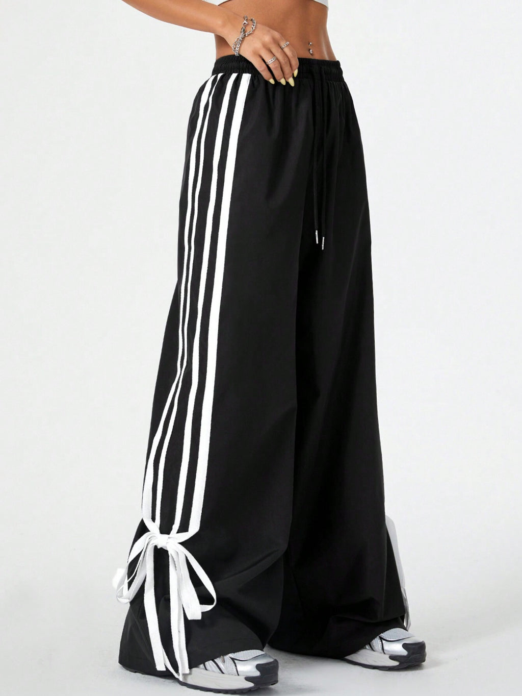 High Waist Wide Leg Pants