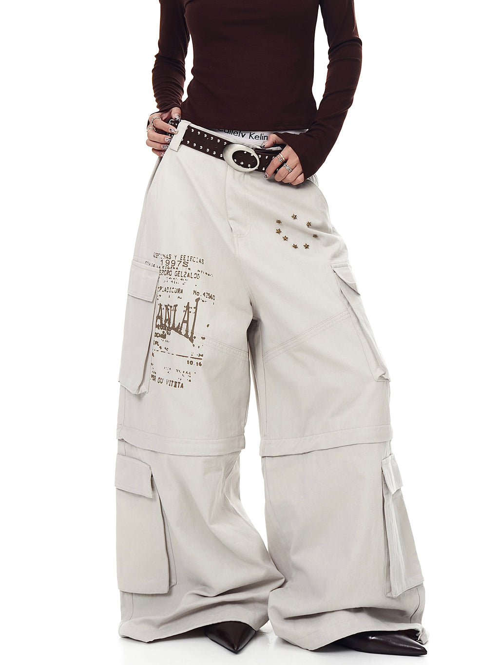 Removable Multi-Pocket Cargo Pants