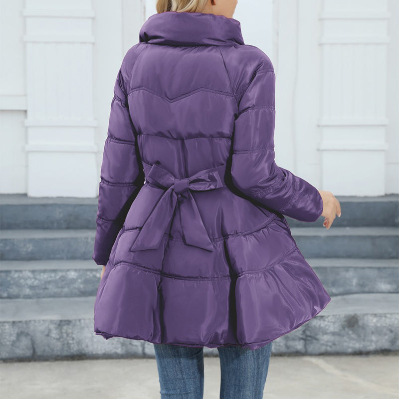 Winter Sculpted Big-Skirt Coat